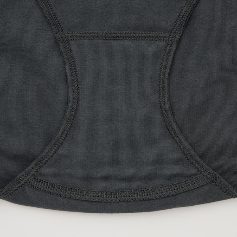 Uniqlo Plain High-Rise Ženske Gaćice Smeđe | 6705-OYRGW