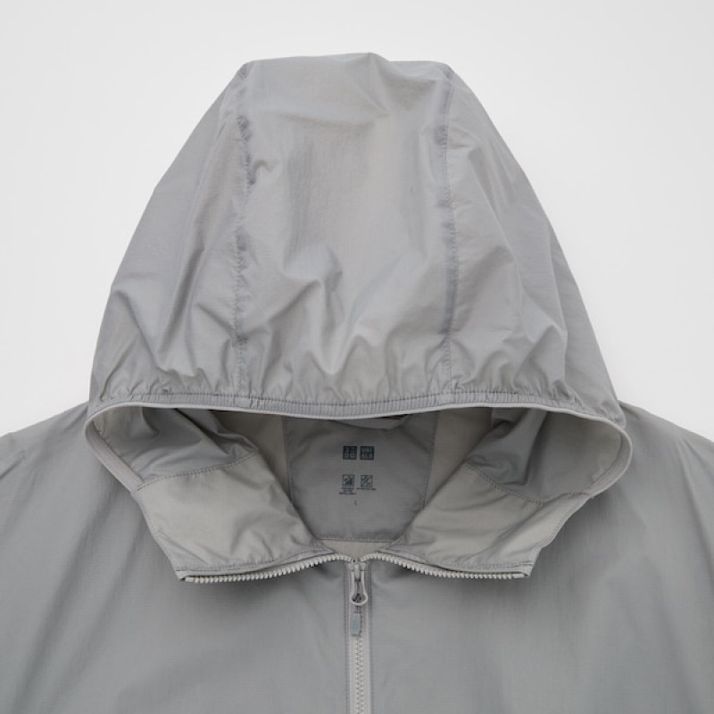 Uniqlo Pocketable UV Protection 3D Cut Muške Parka Sive | 0526-EZLIG