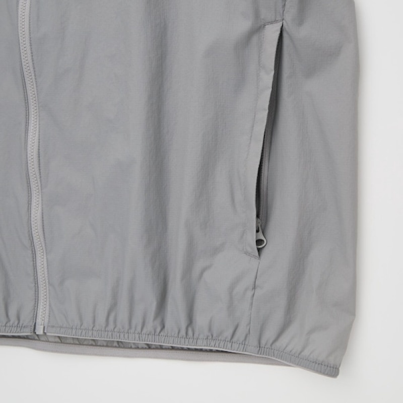 Uniqlo Pocketable UV Protection 3D Cut Muške Parka Sive | 0526-EZLIG