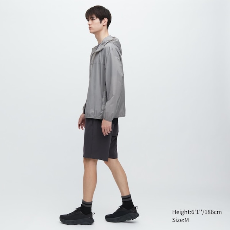 Uniqlo Pocketable UV Protection 3D Cut Muške Parka Sive | 0526-EZLIG