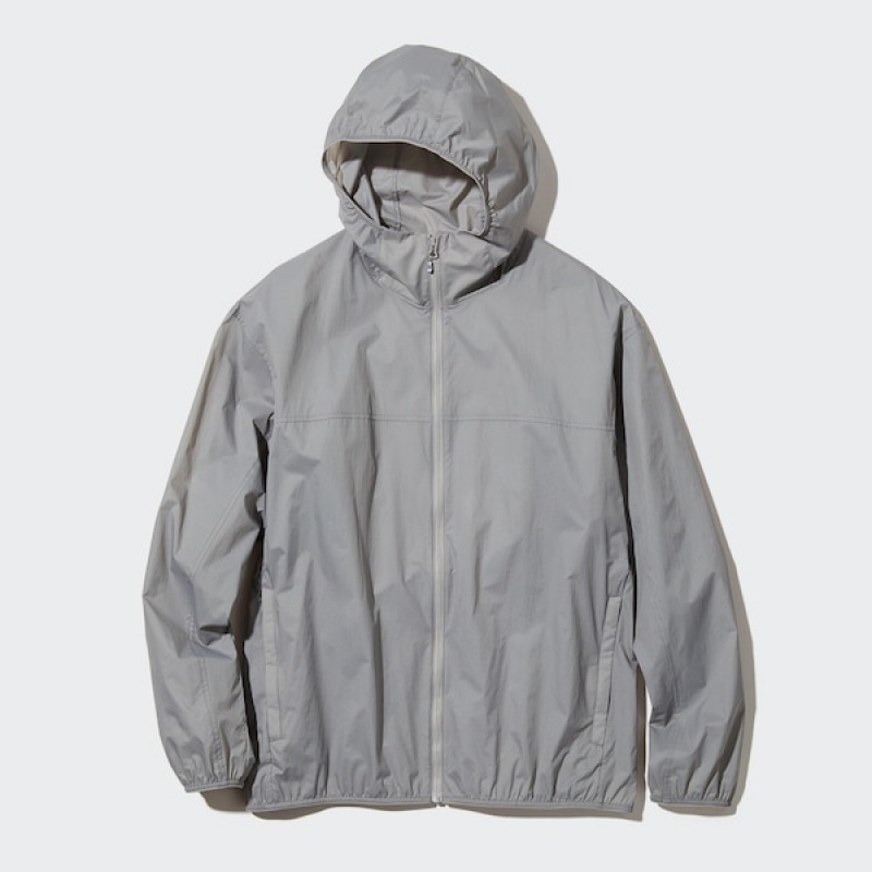Uniqlo Pocketable UV Protection 3D Cut Muške Parka Sive | 0526-EZLIG