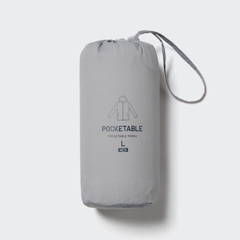 Uniqlo Pocketable UV Protection 3D Cut Muške Parka Sive | 0526-EZLIG