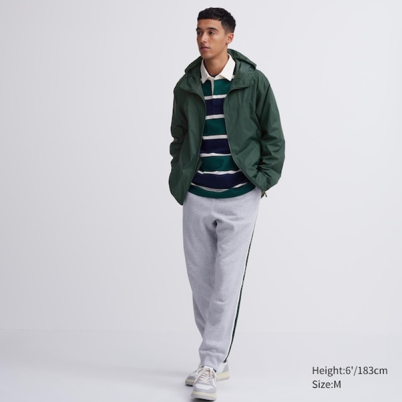Uniqlo Pocketable UV Protection 3D Cut Muške Parka Zelene | CDFTVU-238