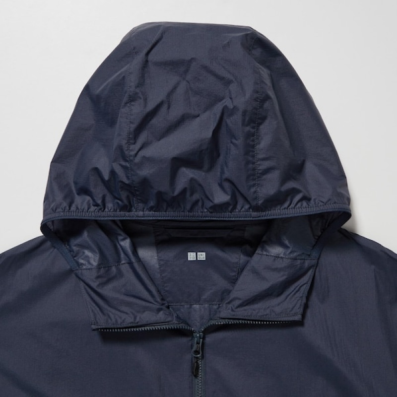 Uniqlo Pocketable UV Protection 3D Cut Muške Parka Plave | ITLEZX-745