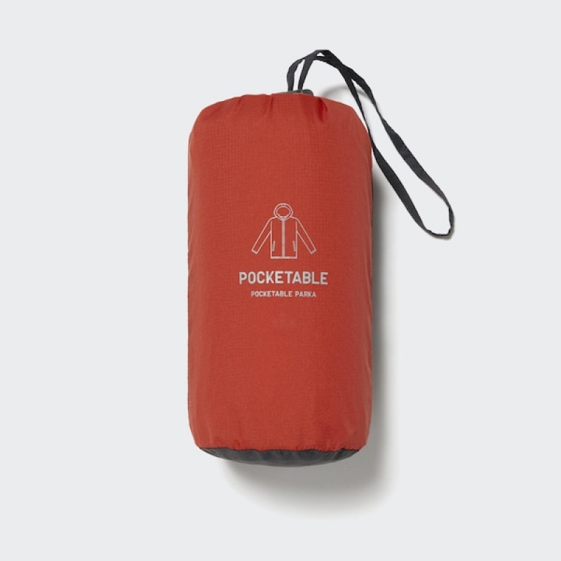 Uniqlo Pocketable UV Protection 3D Cut Muške Parka Crvene | DPLVRJ-258