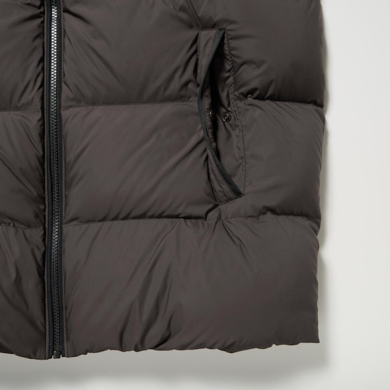 Uniqlo Powder Soft Down Muške jackets Smeđe | WSFPOI-568