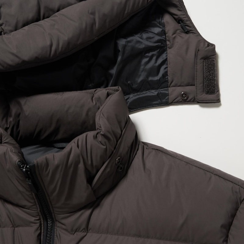Uniqlo Powder Soft Down Muške jackets Smeđe | WSFPOI-568