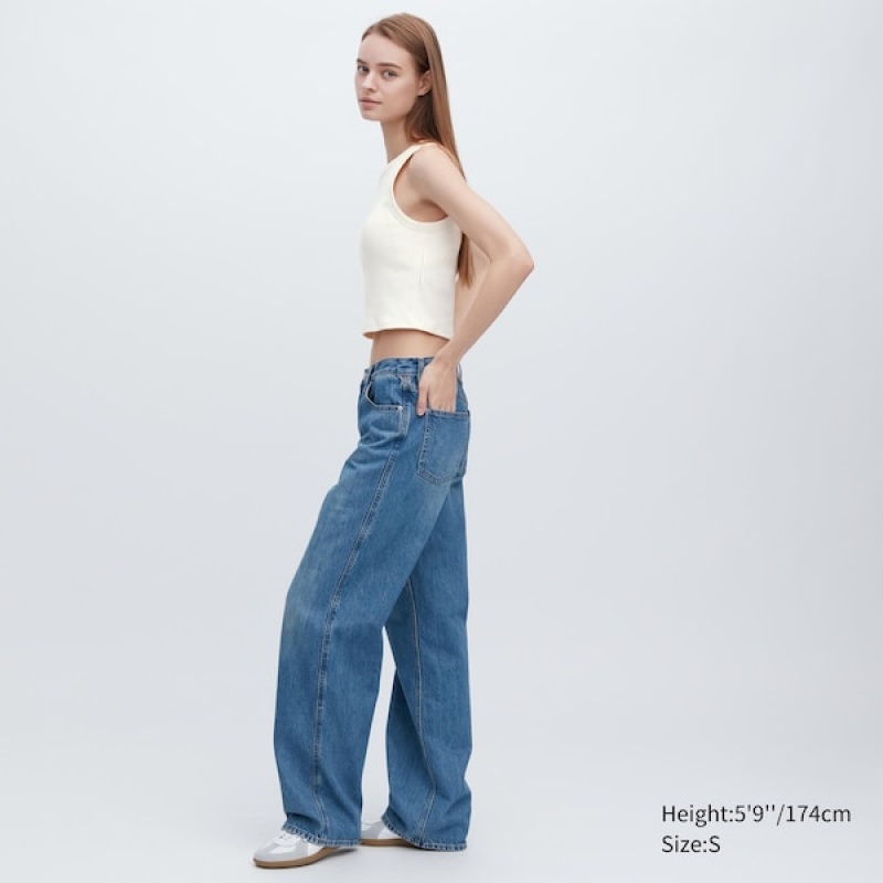 Uniqlo Rebrasti Cropped Sleeveless Bra Ženske Topi Bijele | 3540-AHEGW