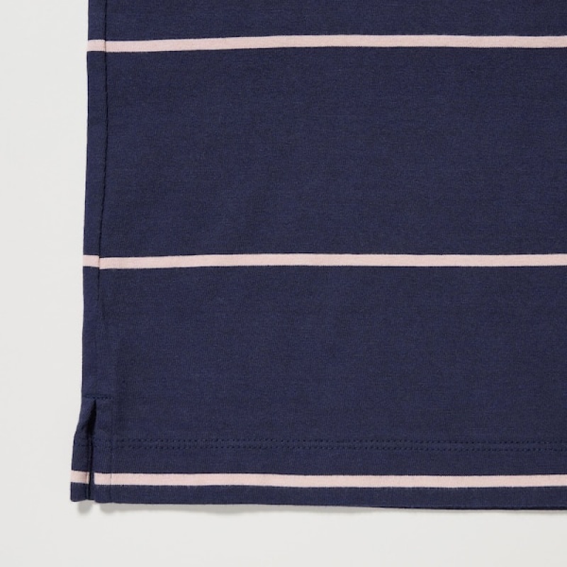 Uniqlo Rugger Long-Sleeve Muške Polo Majica Tamnoplave | 6972-DFXIE