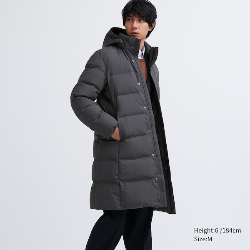 Uniqlo Seamless Down Muške Kaputi Sive | FDLWEB-239