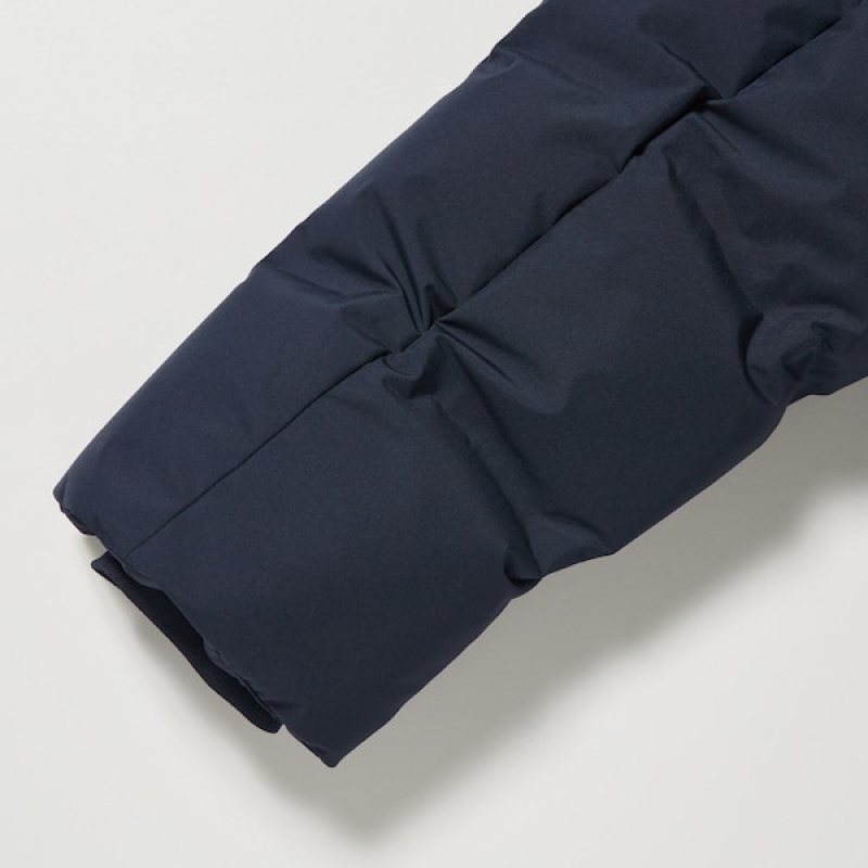 Uniqlo Seamless Down Muške Kaputi Tamnoplave | CTQPEZ-432