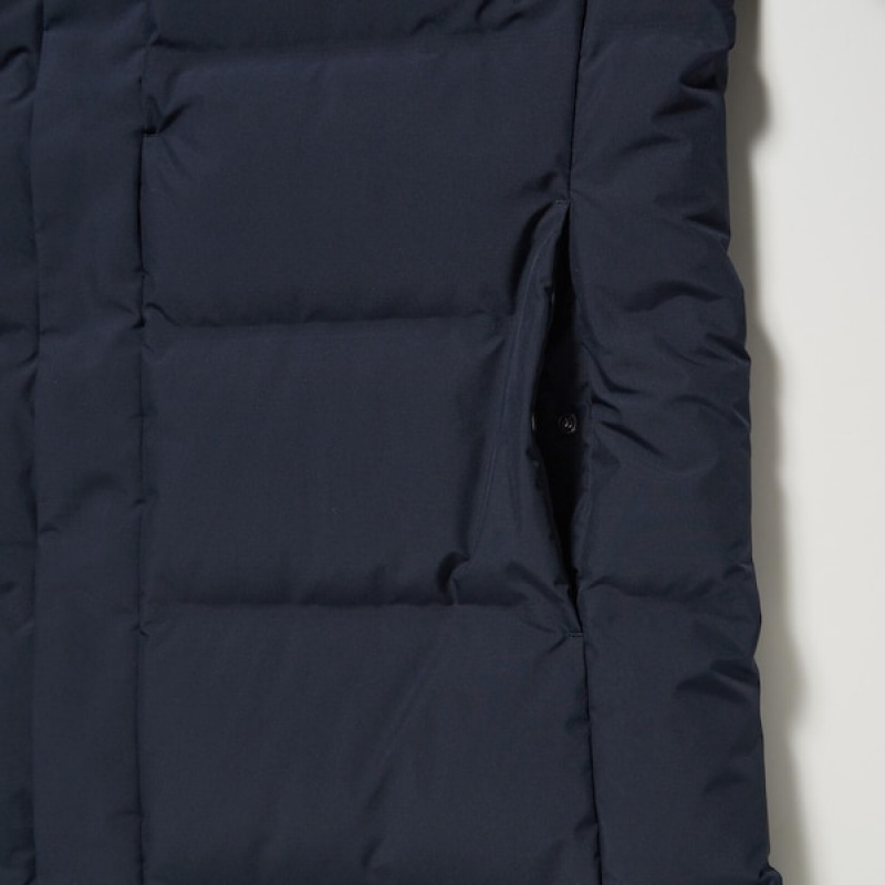 Uniqlo Seamless Down Muške Kaputi Tamnoplave | CTQPEZ-432