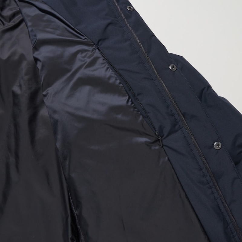 Uniqlo Seamless Down Muške Kaputi Tamnoplave | CTQPEZ-432