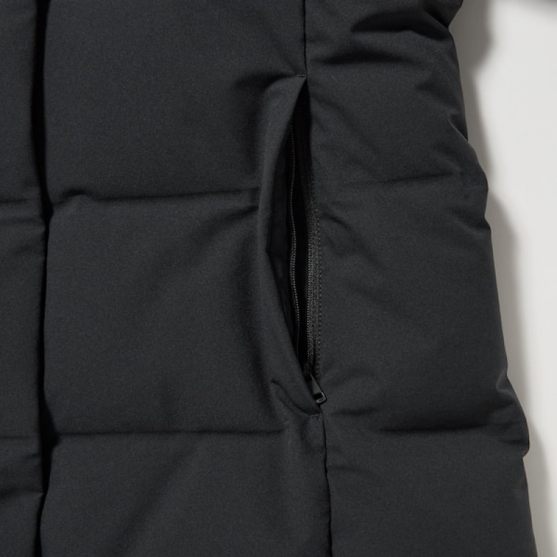 Uniqlo Seamless Down Short Ženske Kaputi Crne | 6479-OMBTX