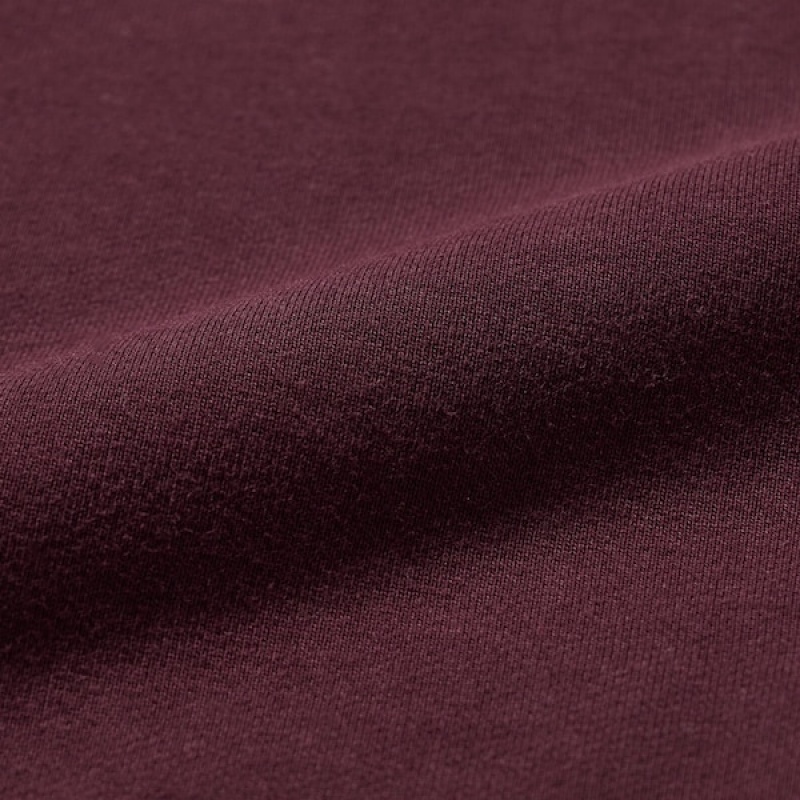 Uniqlo Side-Stripe Muške Dukserice Bordo | 7056-DEQAJ