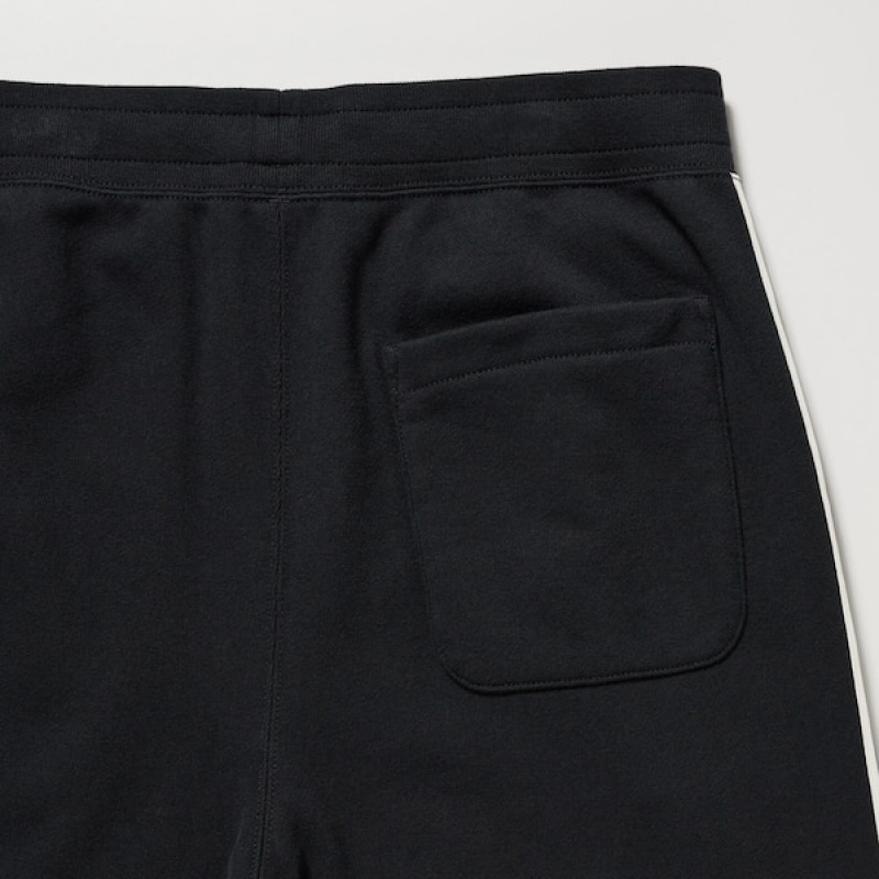 Uniqlo Side-Stripe Muške Trenirke Crne | 6837-NSMVP
