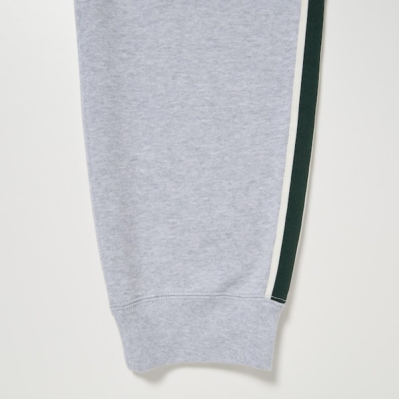 Uniqlo Side-Stripe Muške Trenirke Sive | 2760-JVNRI