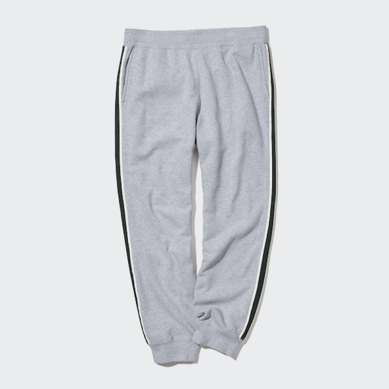 Uniqlo Side-Stripe Muške Trenirke Sive | 2760-JVNRI