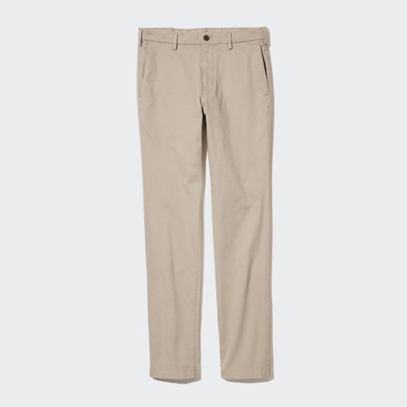 Uniqlo Slim-Fit Chino Muške Hlače Bež | 0327-EKGJR