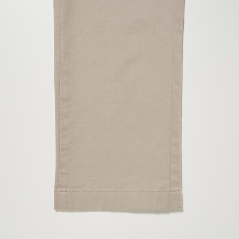 Uniqlo Slim-Fit Chino Muške Hlače Bež | 0327-EKGJR
