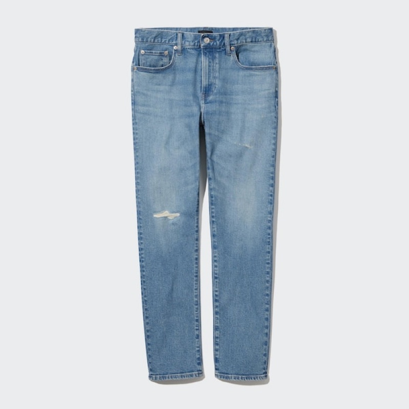 Uniqlo Slim-Fit Muške Traperice Plave | 3295-KOQDG