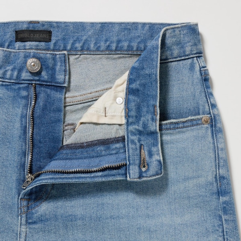 Uniqlo Slim-Fit Muške Traperice Plave | 3295-KOQDG