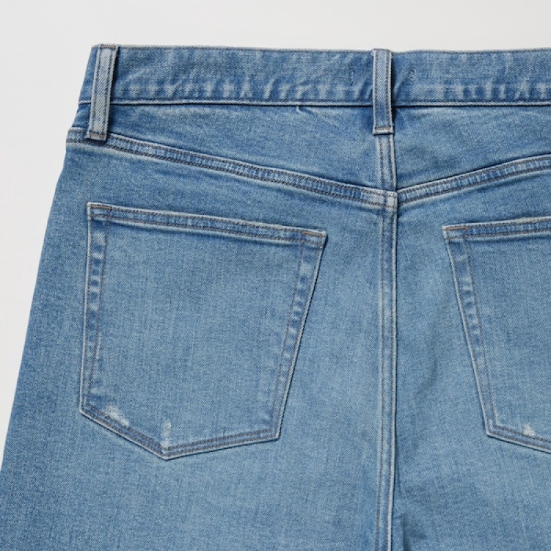 Uniqlo Slim-Fit Muške Traperice Plave | 3295-KOQDG
