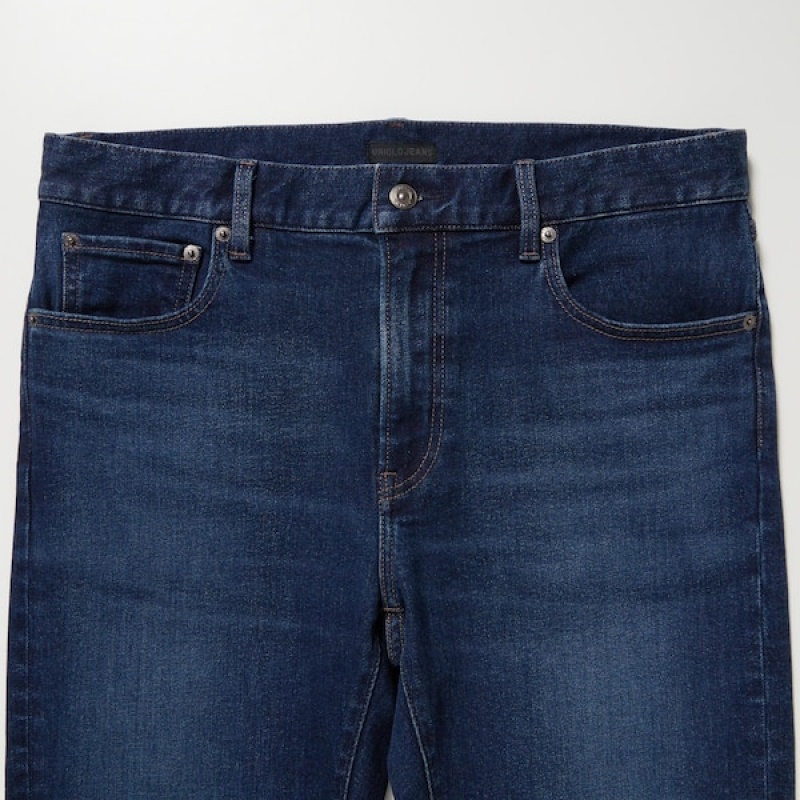 Uniqlo Slim-Fit Muške Traperice Plave | 9632-MOPFA