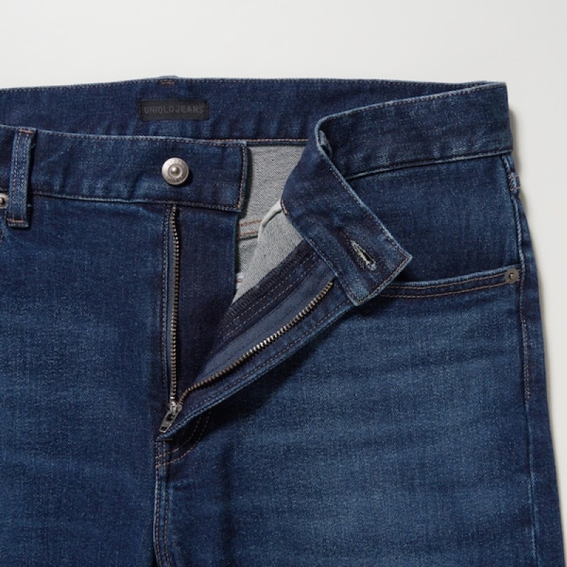 Uniqlo Slim-Fit Muške Traperice Plave | 9632-MOPFA