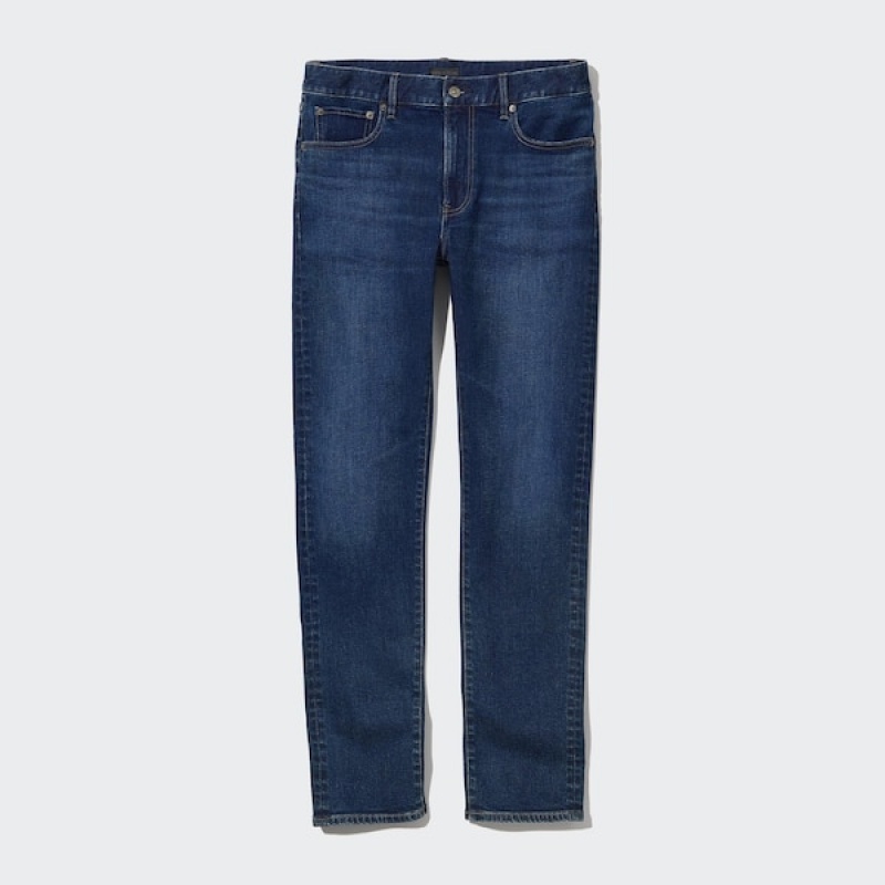 Uniqlo Slim-Fit Muške Traperice Plave | 9632-MOPFA