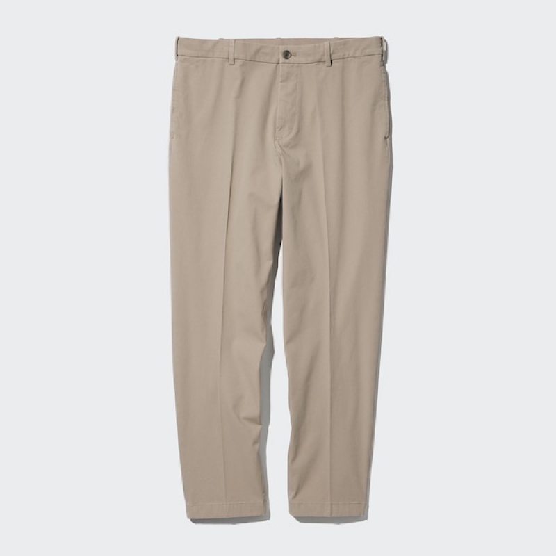 Uniqlo Smart Ankle Muške Hlače Bež | 8735-GIMRT