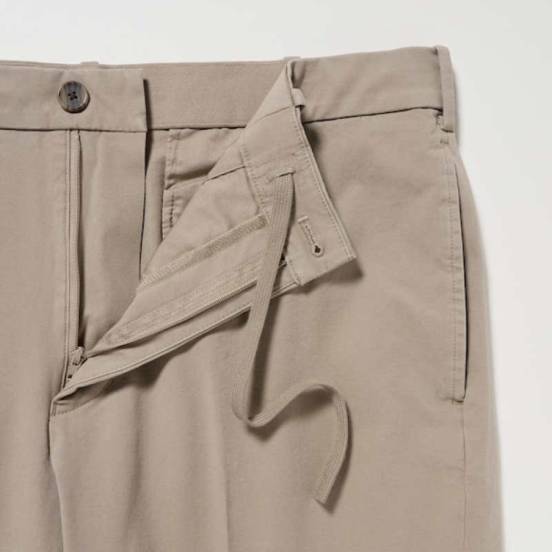 Uniqlo Smart Ankle Muške Hlače Bež | 8735-GIMRT