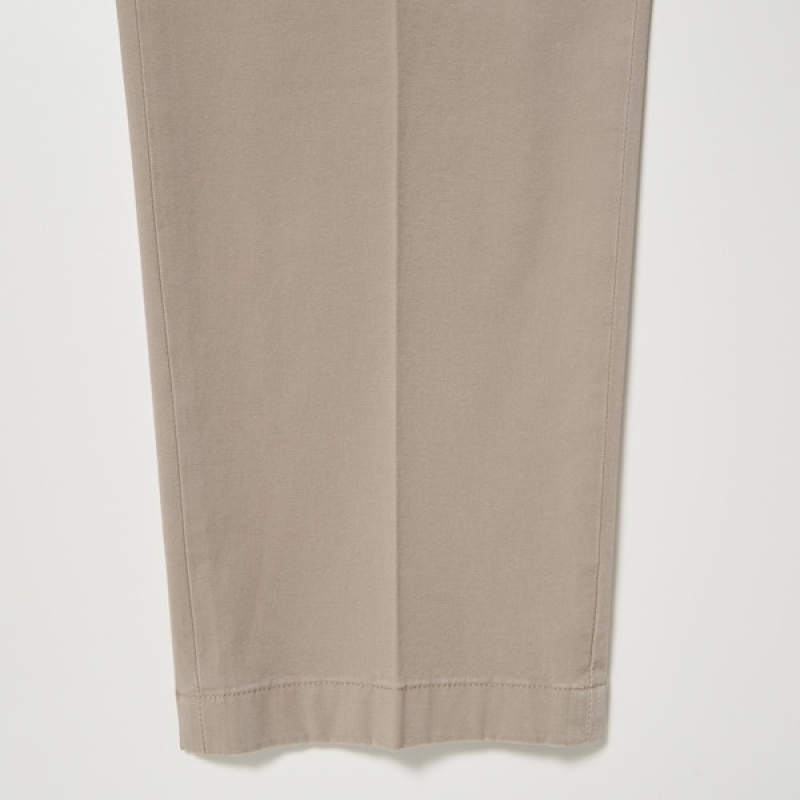 Uniqlo Smart Ankle Muške Hlače Bež | 8735-GIMRT