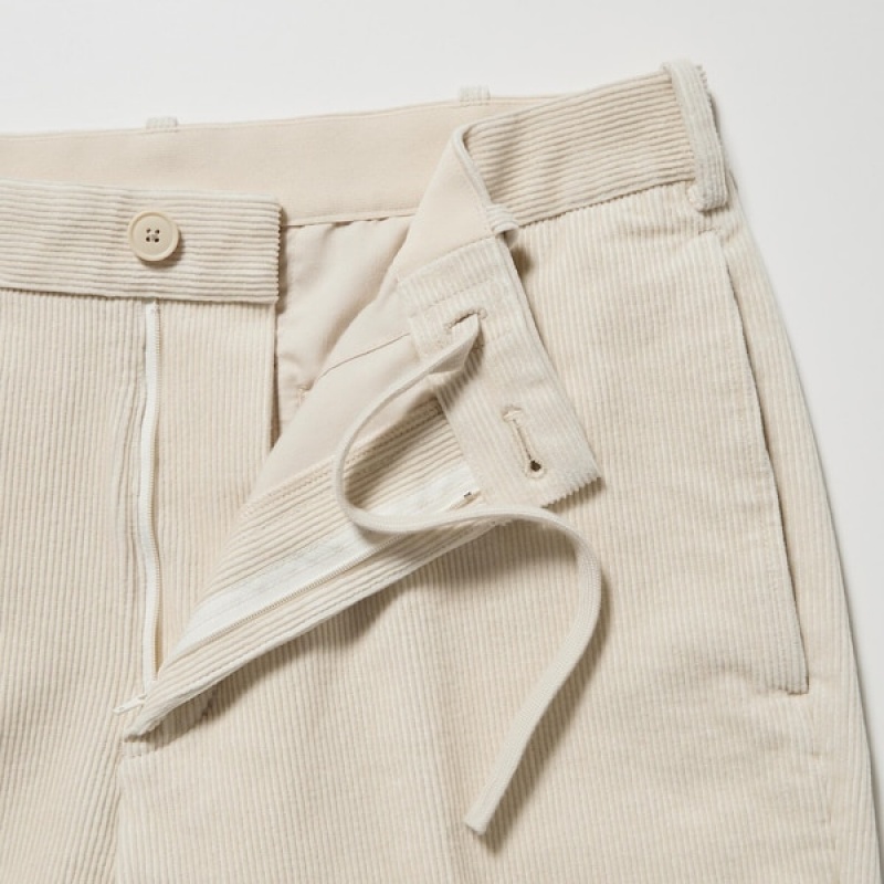 Uniqlo Smart Ankle Muške Hlače Bež | 9187-VLUJE