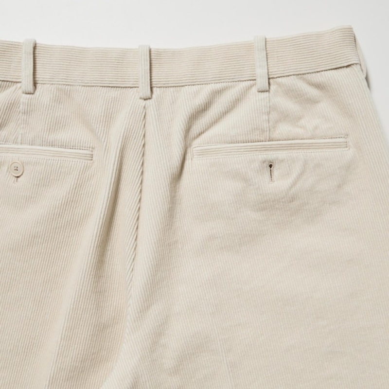 Uniqlo Smart Ankle Muške Hlače Bež | 9187-VLUJE