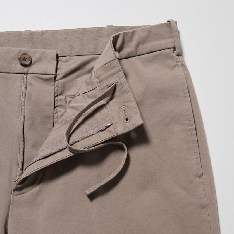 Uniqlo Smart Ankle Muške Hlače Bež | 9687-FCXJK