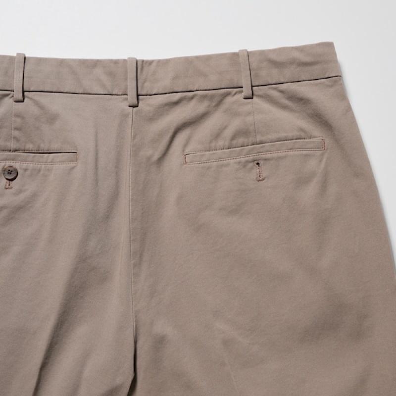Uniqlo Smart Ankle Muške Hlače Bež | 9687-FCXJK
