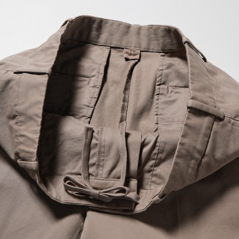Uniqlo Smart Ankle Muške Hlače Bež | 9687-FCXJK