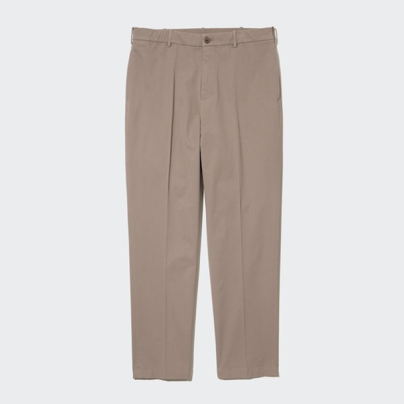 Uniqlo Smart Ankle Muške Hlače Bež | 9687-FCXJK