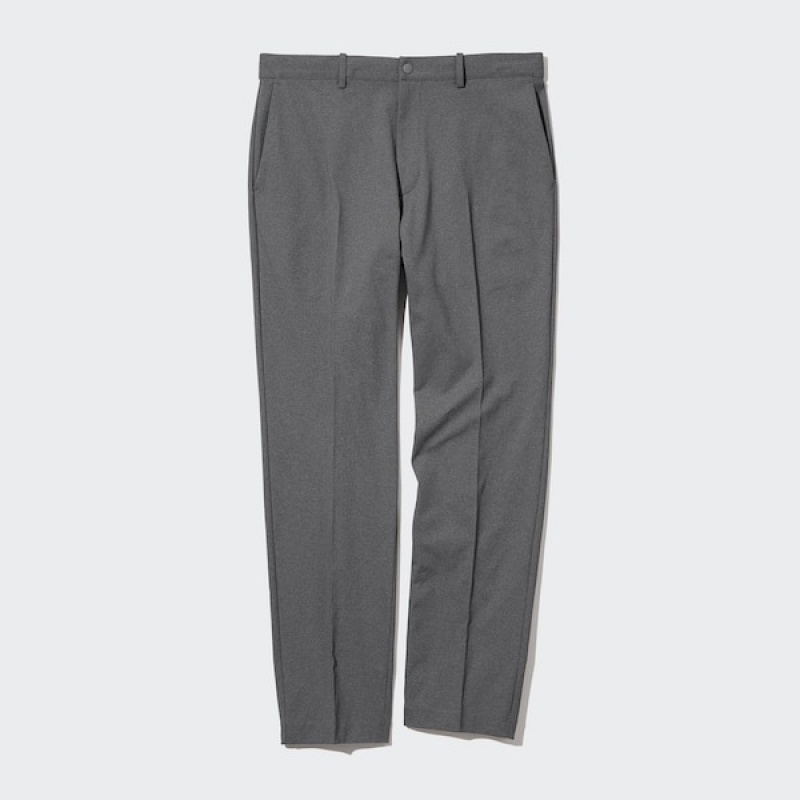 Uniqlo Smart Ankle Muške Hlače Sive | 3257-VWYDP
