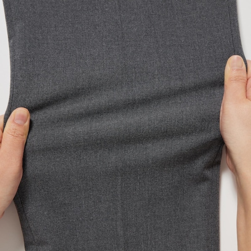 Uniqlo Smart Ankle Muške Hlače Sive | 4261-ZHEQT
