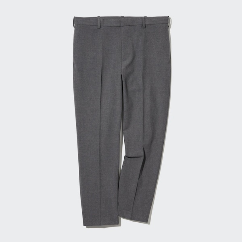 Uniqlo Smart Ankle Muške Hlače Sive | 4261-ZHEQT