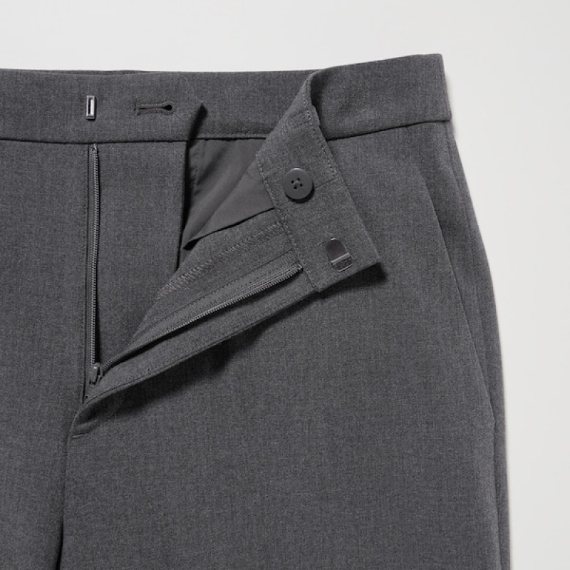 Uniqlo Smart Ankle Ženske Hlače Sive | 5230-SUTVW