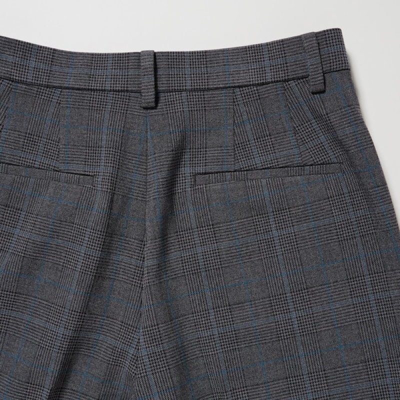 Uniqlo Smart Ankle Ženske Hlače Tamno Sive | 9358-KYTUM