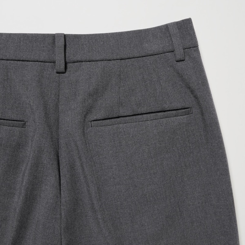 Uniqlo Smart Ankle Ženske Hlače Tamnoplave | 0216-EPAQL