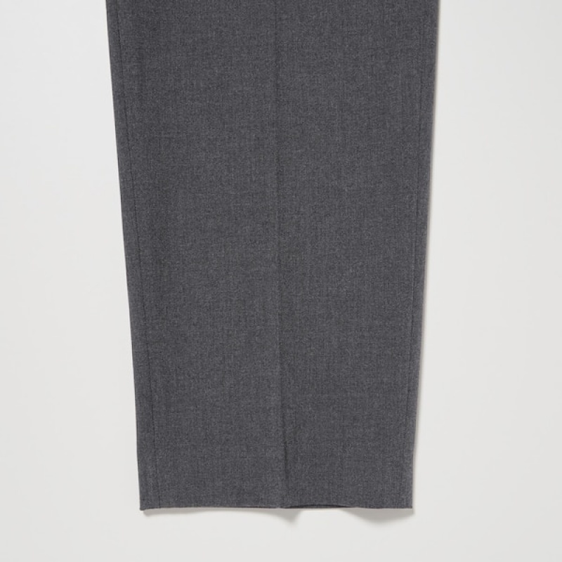 Uniqlo Smart Ankle Ženske Hlače Tamnoplave | 0216-EPAQL