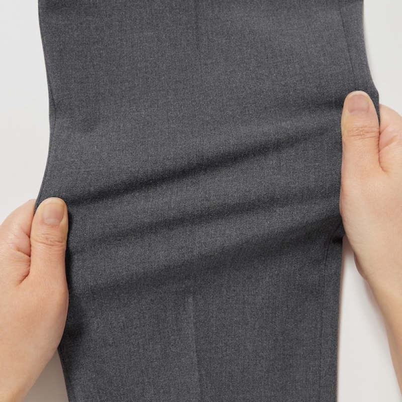 Uniqlo Smart Ankle Ženske Hlače Tamnoplave | 0216-EPAQL