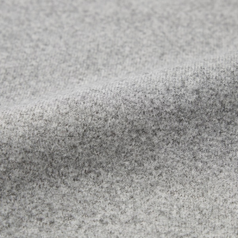 Uniqlo Soft Pletene Fleece Crew Neck Long-Sleeve Ženske Majice Bijele | 4619-GJTZN