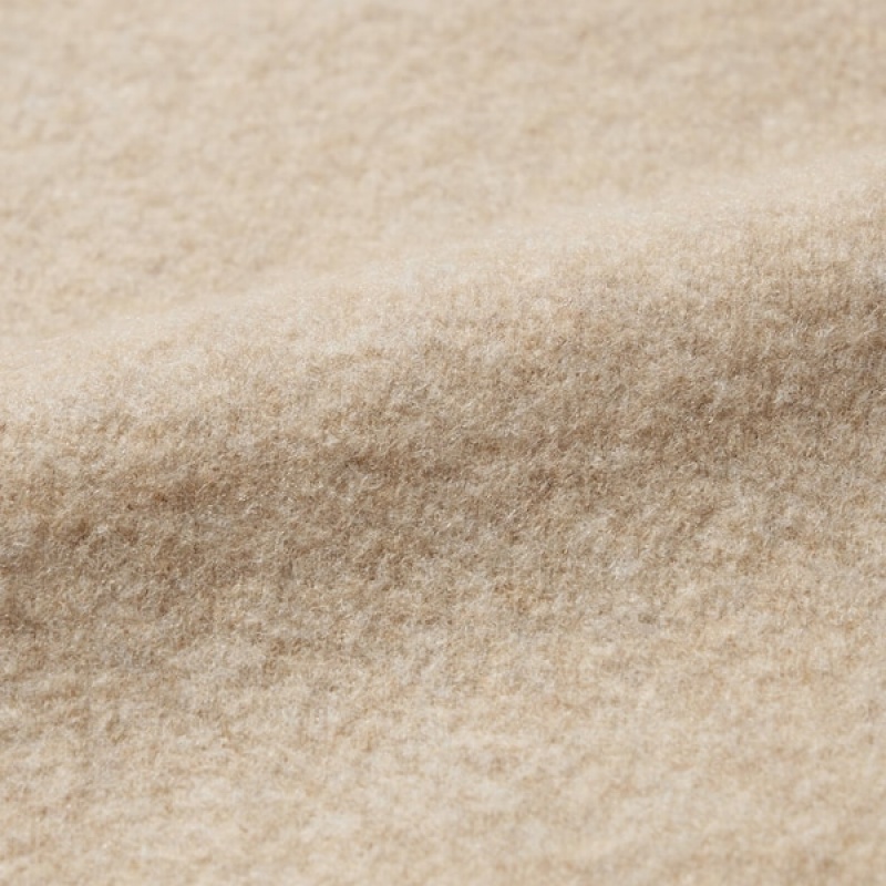 Uniqlo Souffle Yarn Short Ženske Kardigan Bež | 7492-ULVQX