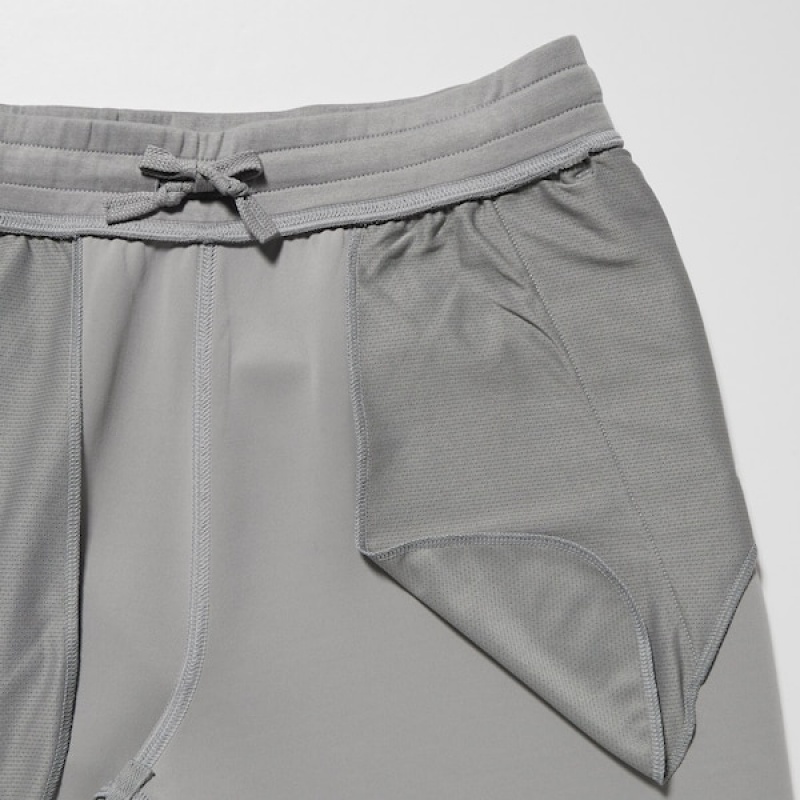 Uniqlo Stretch Dry Muške Trenirke Sive | 1560-OGBWL